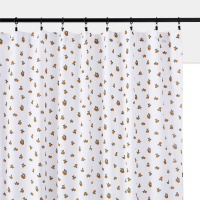 Штора Из панелей из хлопчатобумажной газовой ткани Clmentine 260 x 140 см оранжевый LA REDOUTE INTERIEURS  фото, kupilegko.ru